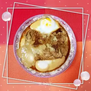 Potato mashed eggs