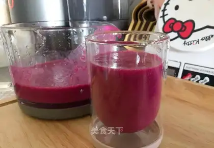 Grape banana fire dragon juice