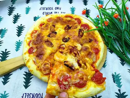 Shrimp pizza