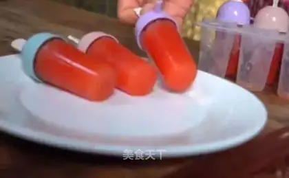 Watermelon popsicle