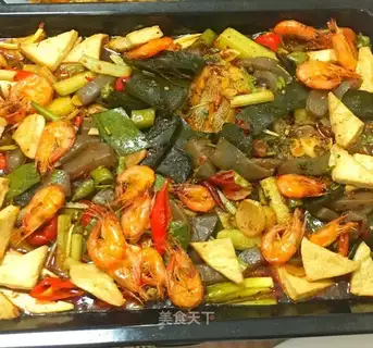 Delicious roasted fish