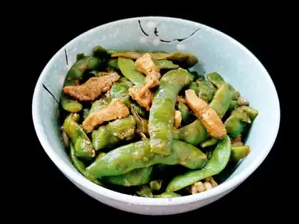 Homemade bean horns
