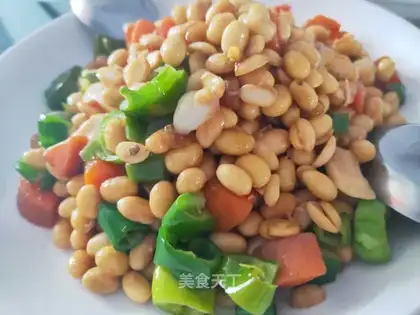 Three-coloured beans