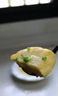 Fish cake and eggs