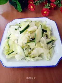 cucumbers and cabbage