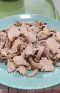 Chicken chest fried crab mushrooms