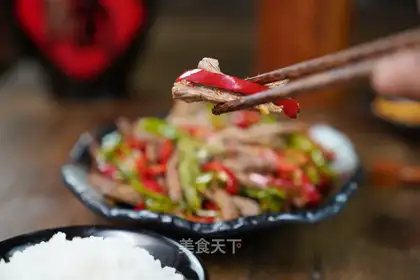 Fried beef