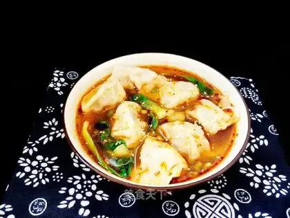 Sour soup dumplings