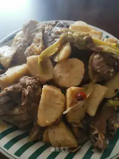 Potato beer duck