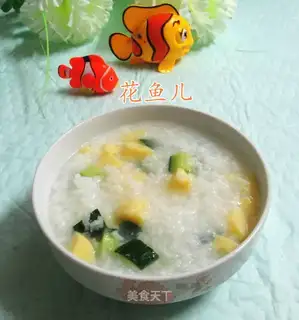The cucumber's rice porridge