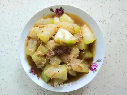 Shrimp-skin-burning melon
