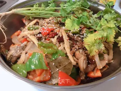 Spicy-dried ox frog