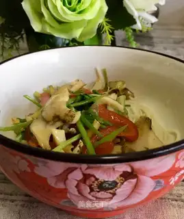 Flaming conch noodles