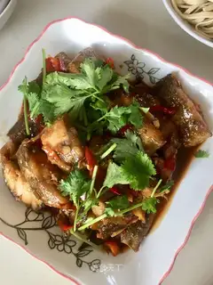 Red-fried fish