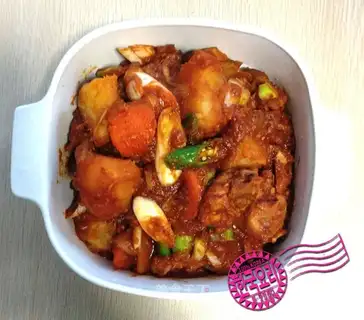 Spicy potato chicken