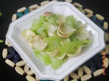 stir-fried celery with lily