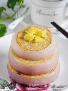 Circle egg cake