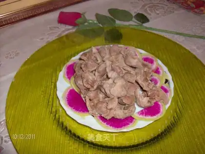 Sauce chicken gizzards
