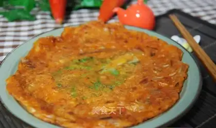 Korean kimchi cake