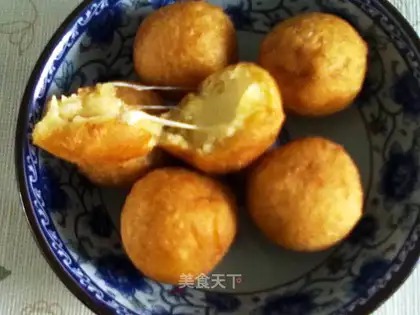 Sweet potato cheese balls