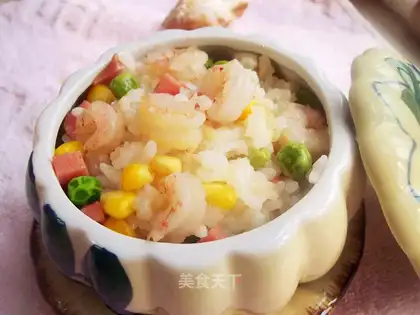 Fragrant lotus leaf rice