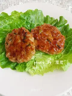 Pan-fried lotus root cake