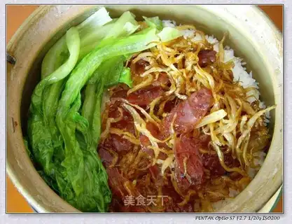 Silver fish cured pot rice
