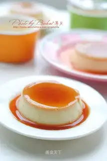 Caramel vanilla fresh milk pudding