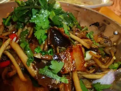 Dry pot tea tree mushroom