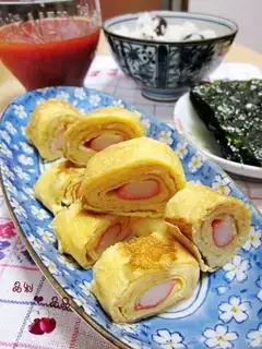 Crab meat stick jade cake