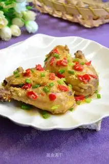 Stewed chicken with ginger sauce