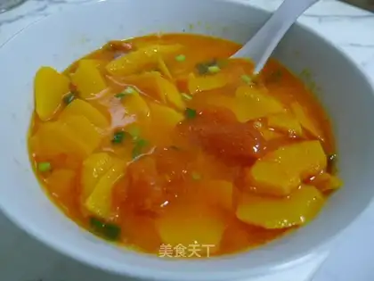 Pumpkin tomato soup
