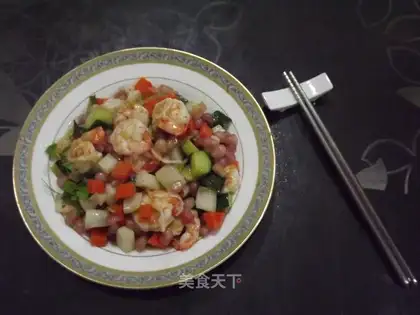 pomegranate shrimp