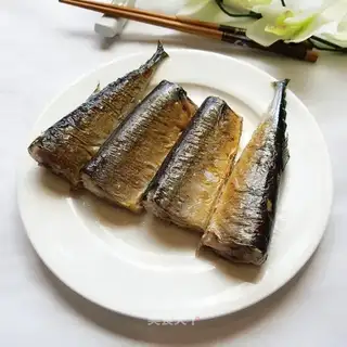 Fried swordfish
