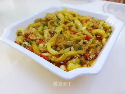 The cold hand tore the eggplant