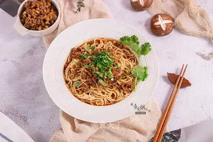 Flaming mushroom meat