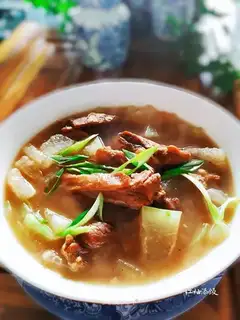 Pork bouquet soup