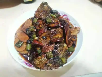 A red-burned tilapia
