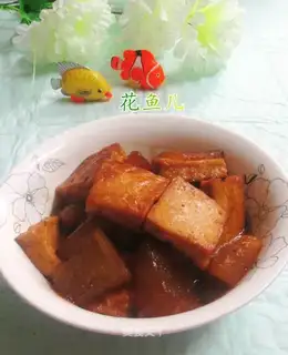 The old tofu burns the melon