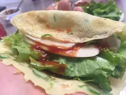 Hand grab cake