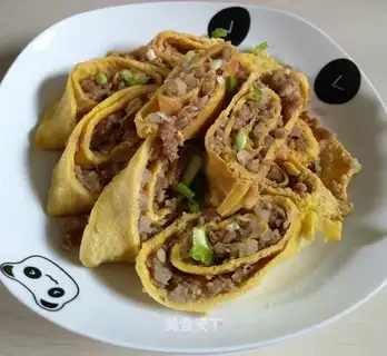 Steam egg meatloaf