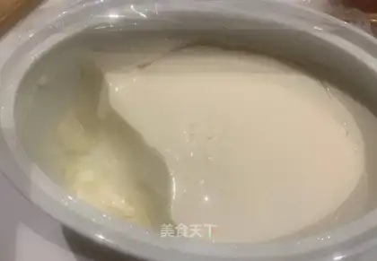 Homemade tofu brain