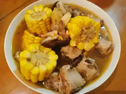 Frozen corn ribs soup