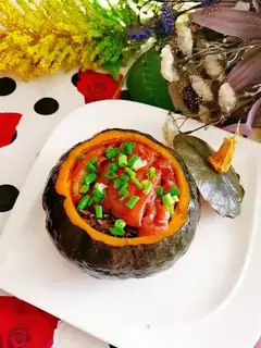 Pumpkin with meat