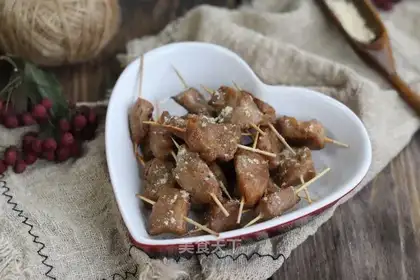 Ridiculous toothpick meat
