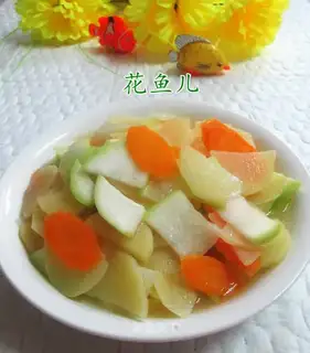 Carrots, potatoes, pickles