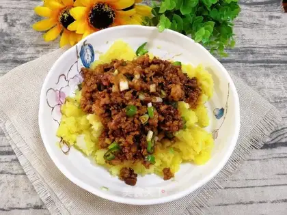 Mashed mashed potatoes
