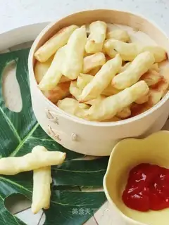 Homemade fries sticks