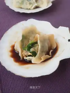 Three fresh dumplings