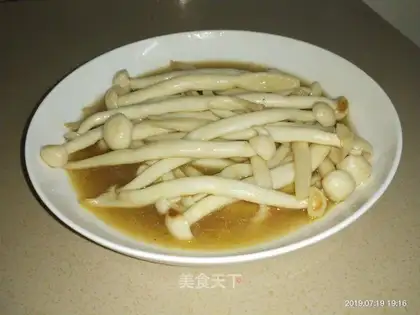 Clear the seafood mushrooms